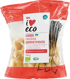 Gourmetpotatis Ekologisk 900g Klass 1 ICA I love eco