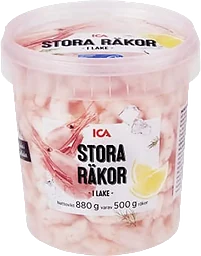 Räkor Stora i Lake 500g ICA