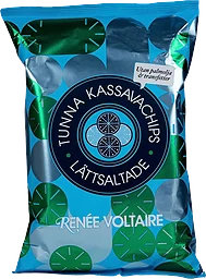 Tunna Kassavachips Lättsaltade 145g Renée Voltaire