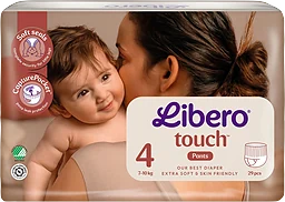 Byxblöjor Touch Strl 4 7-10kg 29-p