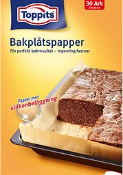 Bakplåtspapper 30 ark Miljömärkt Toppits