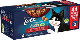 Kattmat Sensations Extras Countrys Selection i gelé 44-p 3,74kg Latz