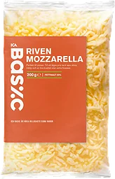 Hårdost Mozzarella riven 200 g ICA Basic