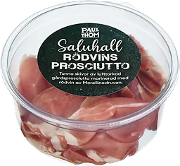 Prosciutto Saluhall Rödvins 80g Paul och Thom