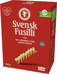 Pasta Svensk Fusilli 450g Kungsörnen