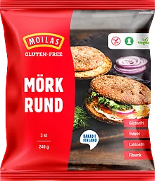 Mörk Rund Glutenfritt Moilas