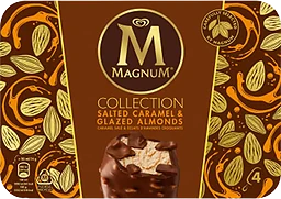 Glass Salted Caramel & Almond 4-p 360ml Magnum