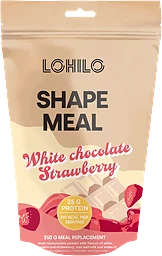 Måltidsersättning Shape Protein Strawberry White 350g Lohilo
