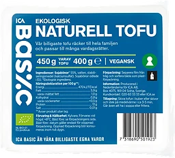Tofu naturell 400g ICA Basic