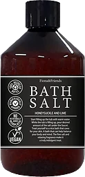 Bath Salt 100% Recycled Honeysuckle 600g Fiona & Friends