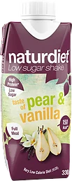 Måltidsersättning Pear Vanilla Shake 330ml Naturdiet
