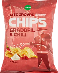 Chips Gräddfil & chili