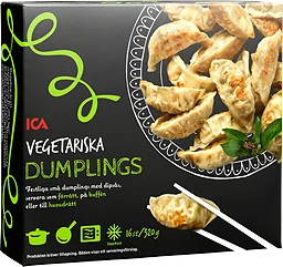 Vegetariska dumplings Fryst 320g ICA