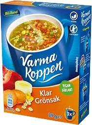 Grönsaksoppa Klar 3 portioner 6dl Varma Koppen