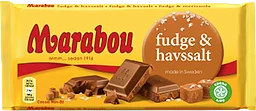 Mjölkchoklad Fudge & Havssalt 185g Marabou
