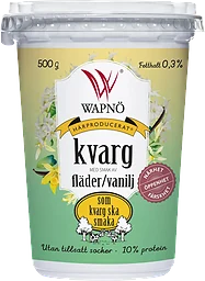 Kvarg Med Smak Av Fläder/Vanilj